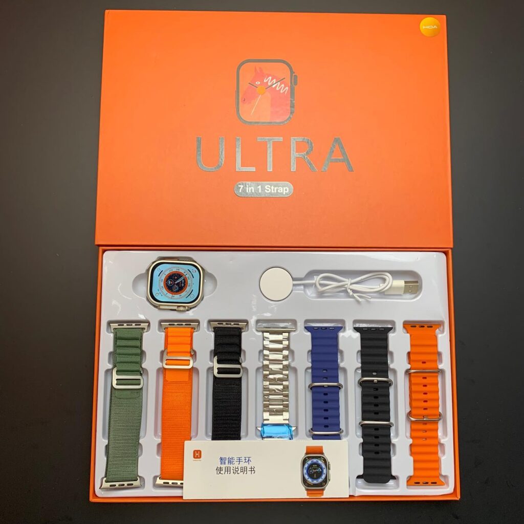Ultra 7 In 1 Smart Watch with free airpods