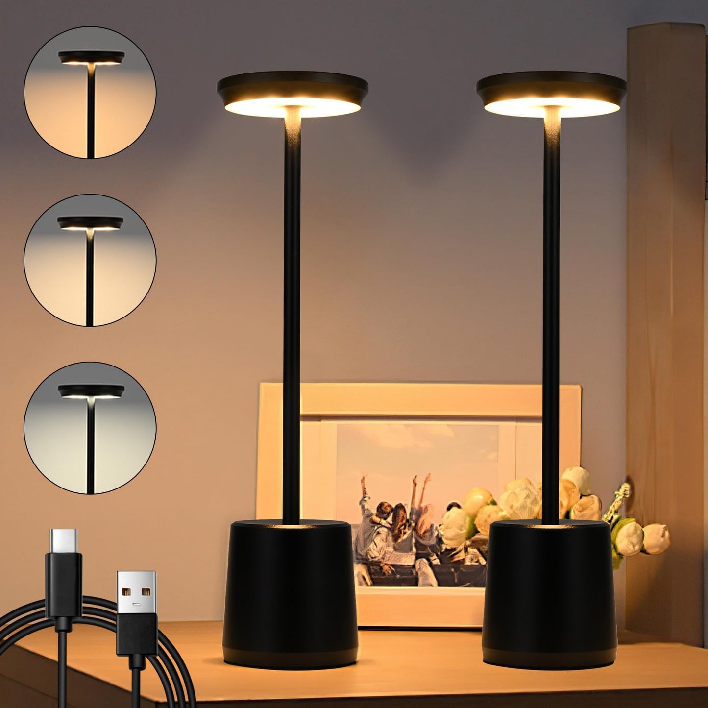 Multicolour Touch Lamp