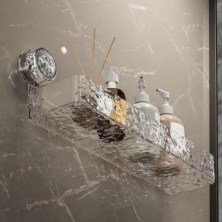 ACRYLIC BATHROOM SHELF