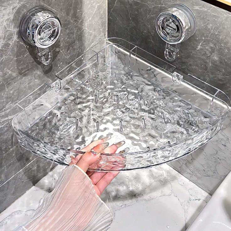 ACRYLIC BATHROOM SHELF